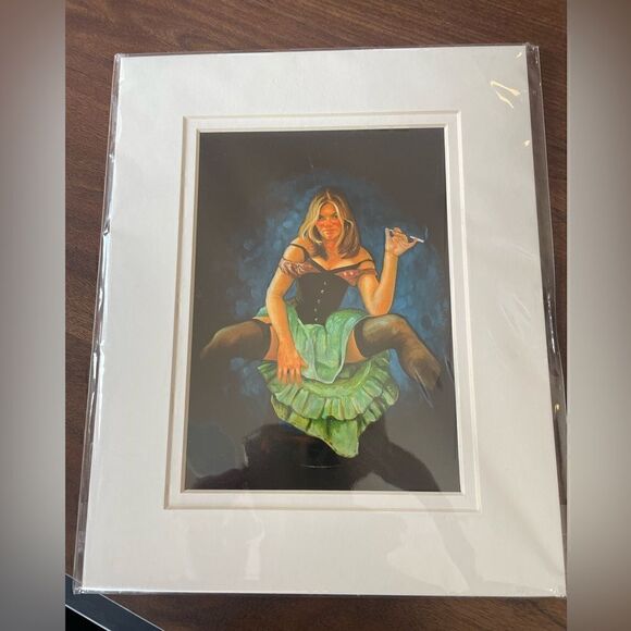 Other - Alaska “good time girl” saloon oil painting 8x10